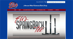 Desktop Screenshot of elisspringbacktee.com