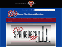 Tablet Screenshot of elisspringbacktee.com